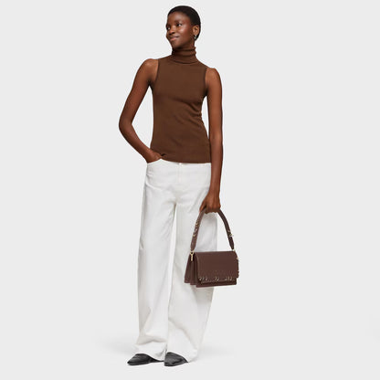 Bolso Tous Bandolera Audree earrings M marrón
