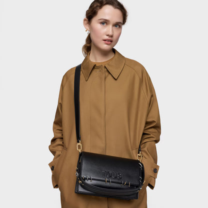 Bolso Tous Bandolera Audree earrings M Negro