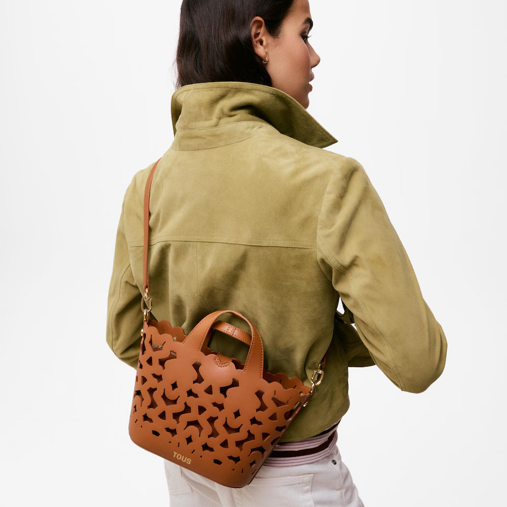 Bolso Tous Capazo S. Bear Shock Camel