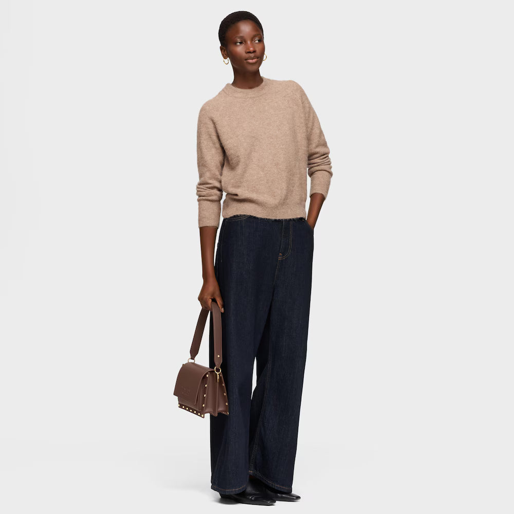 Bolso Tous Bandolera Audree studs M Marrón