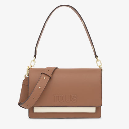 Bolso Tous Bandolera Audree  Saffiano Moca - Beige