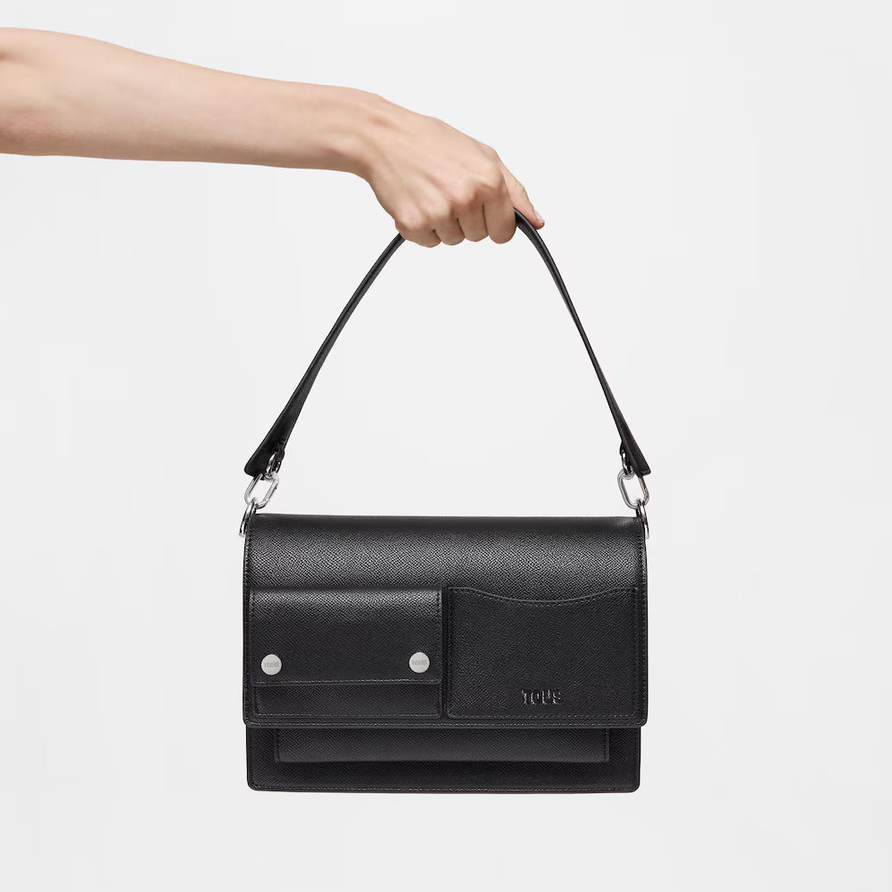 Bolso Tous Bandolera Audree pockets M Negro