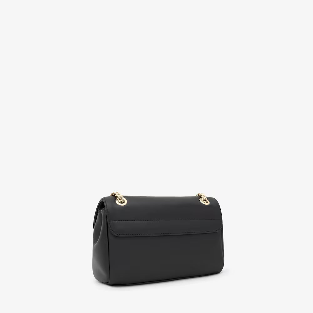 Bolso bandolera  pequeña TOUS Camelia de piel negro