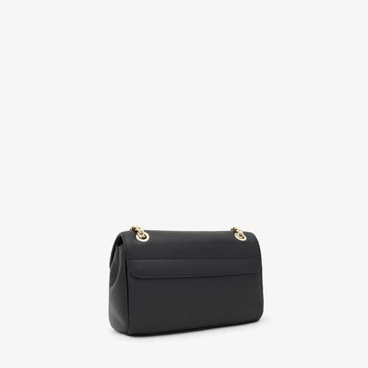 Bolso bandolera  pequeña TOUS Camelia de piel negro
