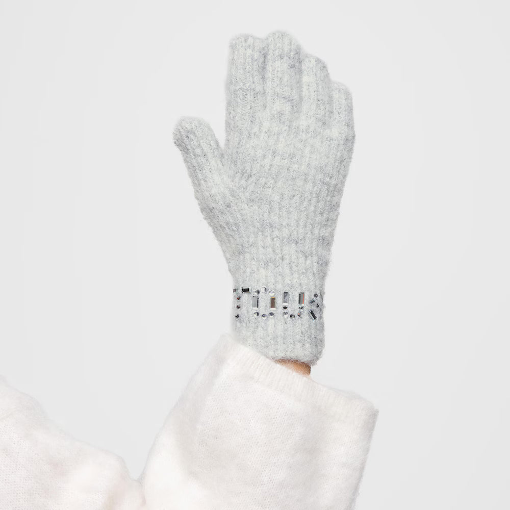 Guantes Tous crystal Gris