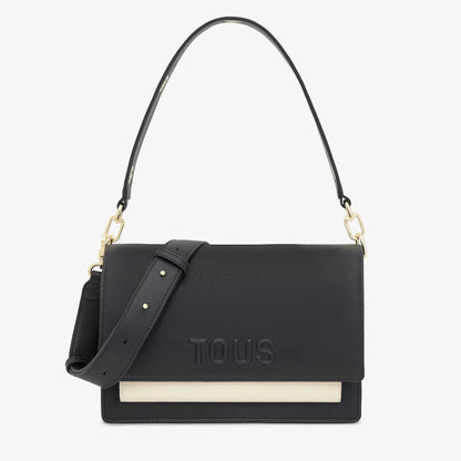 Bolso Tous Bandolera Audree Saffiano Negro