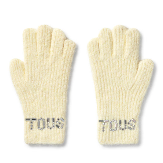 Guantes Tous crystal Amarillo
