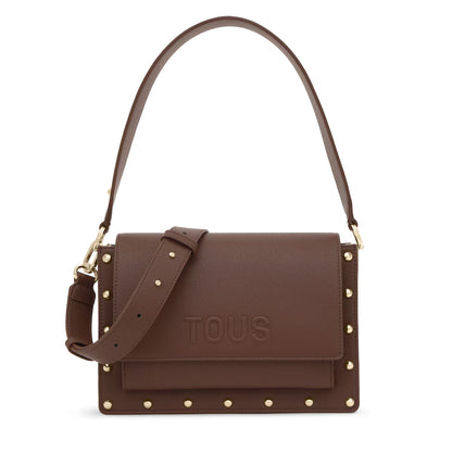 Bolso Tous Bandolera Audree studs M Marrón