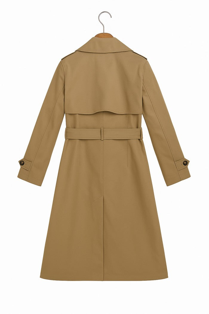 Gabardina clásica beige