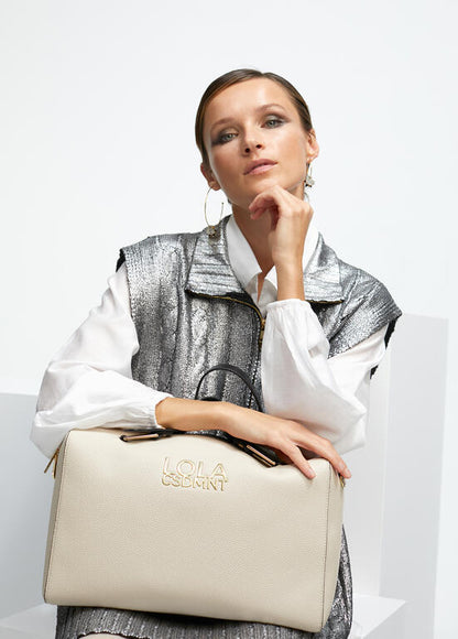Bolso Lola Casademunt Maletín Efecto Piel