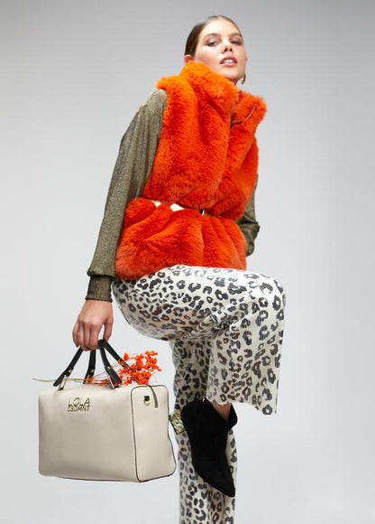 Bolso Lola Casademunt Maletín Efecto Piel