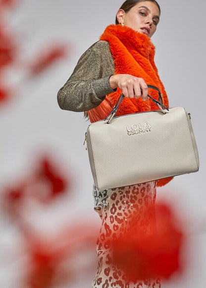 Bolso Lola Casademunt Maletín Efecto Piel