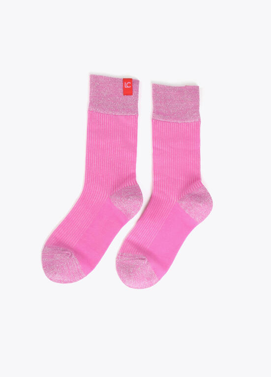 Calcetines Lola Casademunt Pack Caja 2 Calcetines Fucsia y Rojo