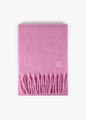 Bufanda Lola Casademunt lisa flecos Rosa