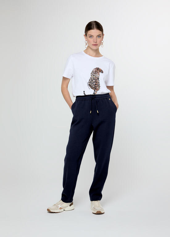 Pantalón jogger Lola Casademunt detalle cinturilla Azul