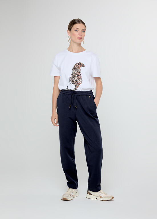 Pantalón jogger Lola Casademunt detalle cinturilla Azul