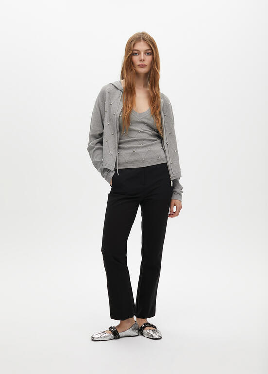 Pantalón básico Lola Casademunt tejido técnico Negro