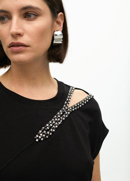 Camiseta Lola Casademunt abertura cuello manga sisa