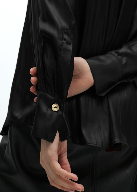 Camisa Lola Casademunt oversize efecto encerado