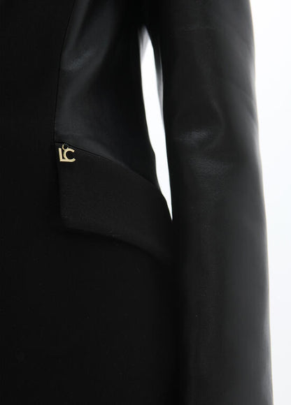 Americana Lola Casademunt combi pu y circular NEGRO
