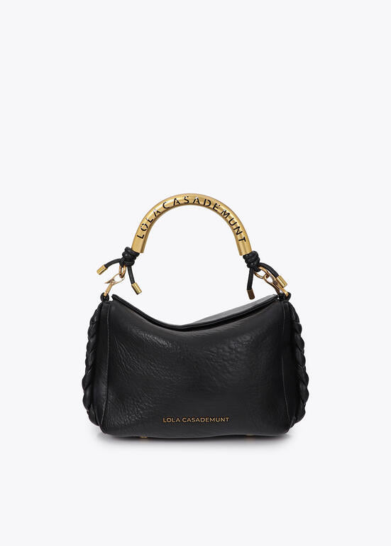 Bolso Lola Casademunt Bandolera 1981 mediana efecto piel NEGRO