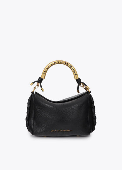Bolso Lola Casademunt Bandolera 1981 mediana efecto piel NEGRO