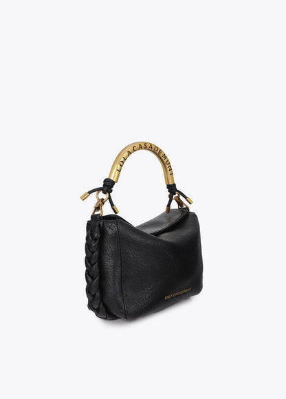 Bolso Lola Casademunt Bandolera 1981 mediana efecto piel NEGRO