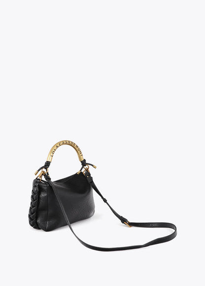 Bolso Lola Casademunt Bandolera 1981 mediana efecto piel NEGRO