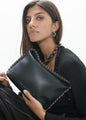 Bolso Lola Casademunt asa con cristales NEGRO