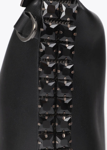 Bolso Lola Casademunt asa con cristales NEGRO