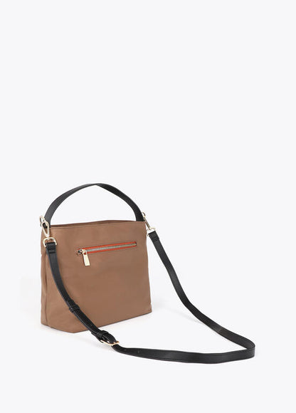 Bolso Lola Casademunt Hobo con detalle argolla BEIGE
