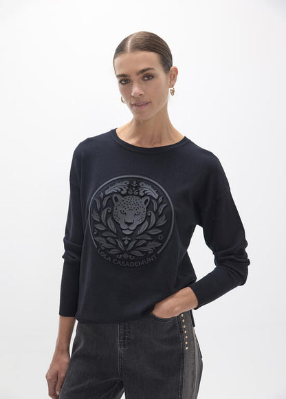 Jersey Lola Casademunt rosco embossed NEGRO