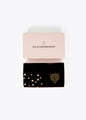 PACK REGALO CALCETINES CON PERLAS Y CRISTALES GRIS-MULTICOLOR