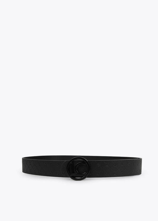 Cinturón Lola Casademunt reversible Monogram LC negro 95 cm