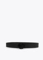 Cinturón Lola Casademunt reversible Monogram LC negro 95 cm