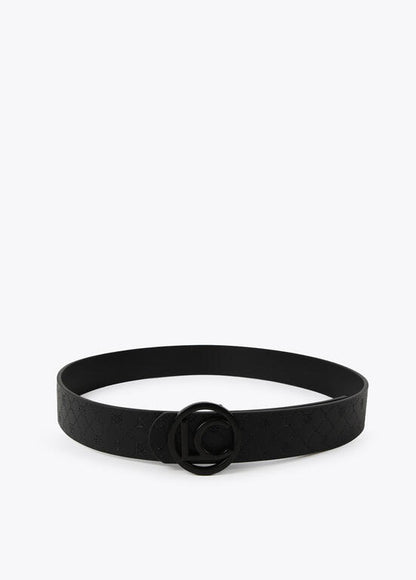 Cinturón Lola Casademunt reversible Monogram LC negro 95 cm