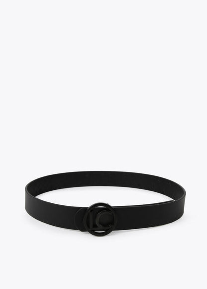 Cinturón Lola Casademunt reversible Monogram LC negro 95 cm