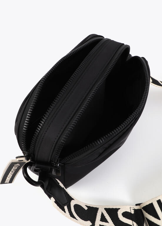 Bolso Lola Casademunt Bandolera nylon negra
