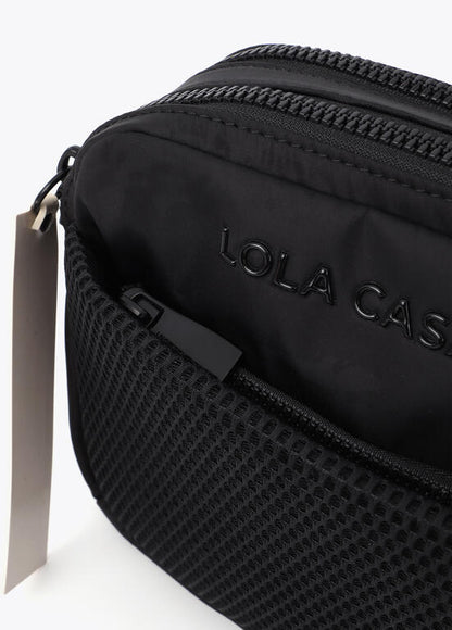 Bolso Lola Casademunt Bandolera nylon negra