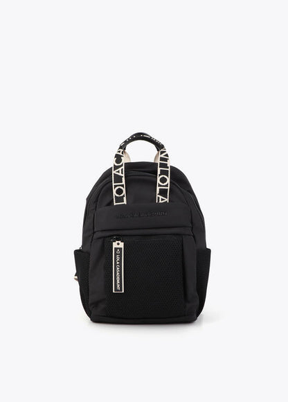 Mochila Lola Casademunt negra de nylon