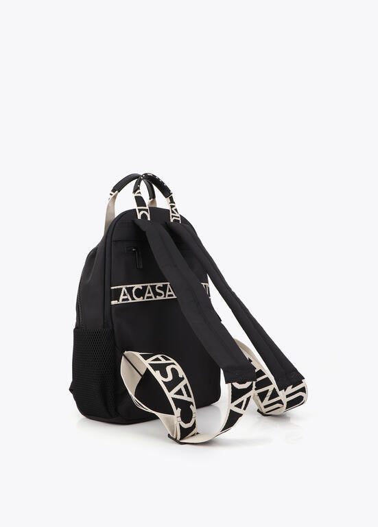 Mochila Lola Casademunt negra de nylon