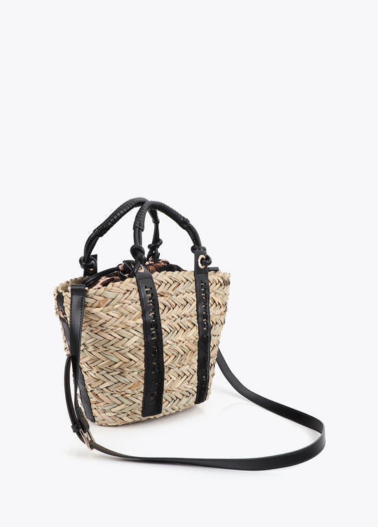 Bolso Lola Casademunt Mini capazo detalle asa logo troquelado