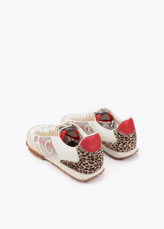 Deportivas Lola Casademunt en rejillas y diferentes tejidos CRUDO-MULTICOLOR