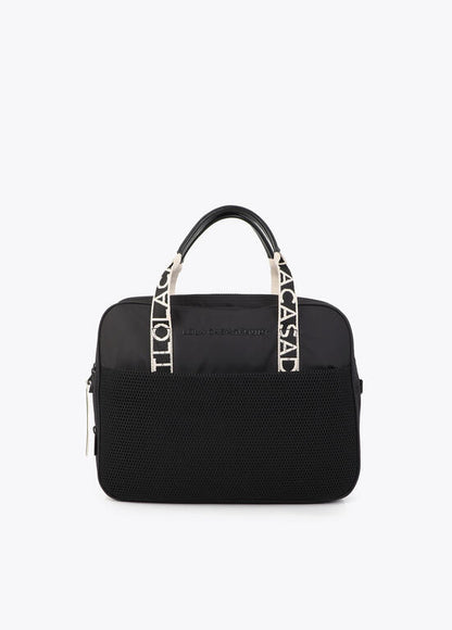 Maletín Lola Casademunt nylon NEGRO