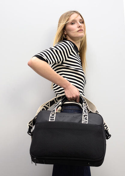 Maletín Lola Casademunt nylon NEGRO