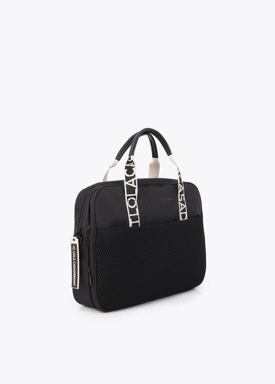 Maletín Lola Casademunt nylon NEGRO