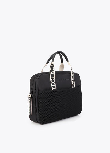 Maletín Lola Casademunt nylon NEGRO