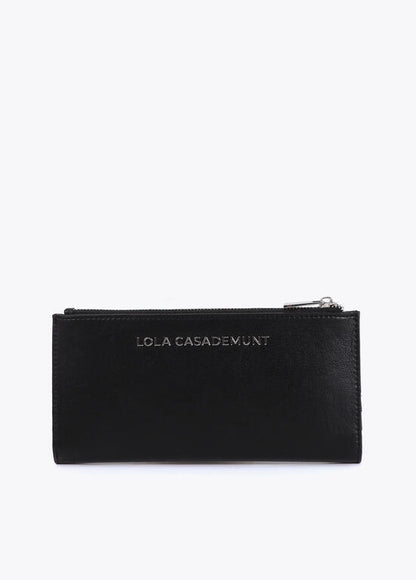 Cartera Lola Casademunt con tachas oro y plata Negro