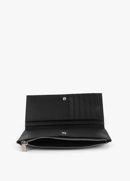 Cartera Lola Casademunt con tachas oro y plata Negro