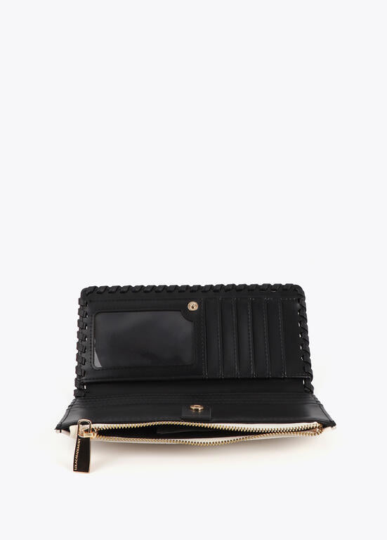 Cartera Lola Casademunt acabado contraste Crudo-Negro